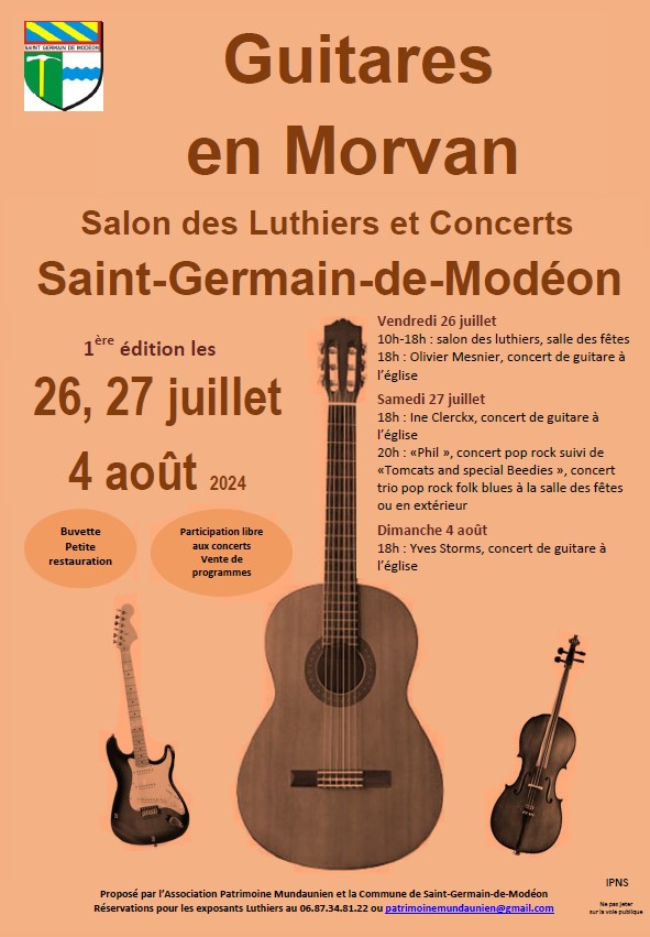 Flyer Guitares en Morvan